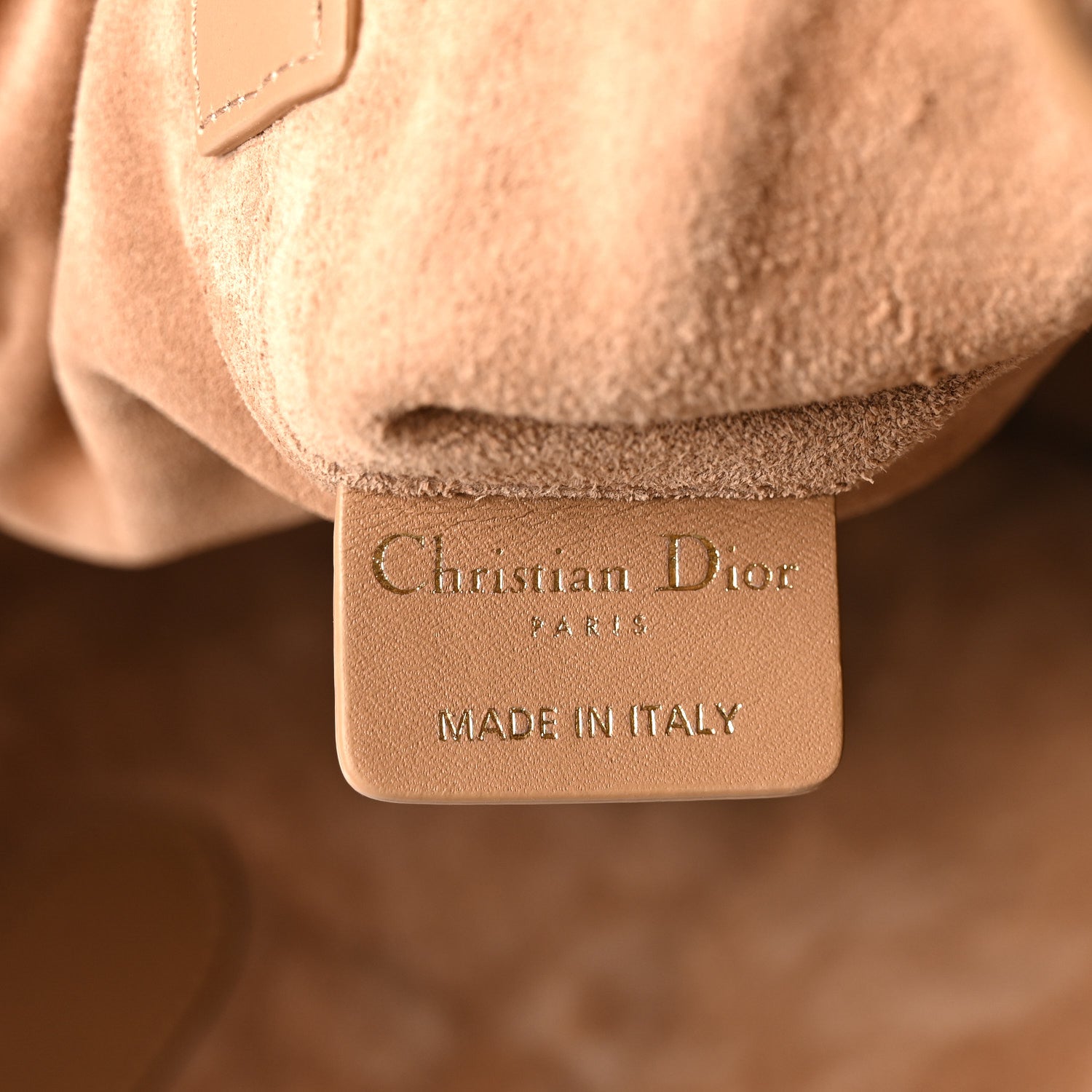Christian Dior Calfskin Macrocannage Medium Toujour Powder Tan 7 of 11