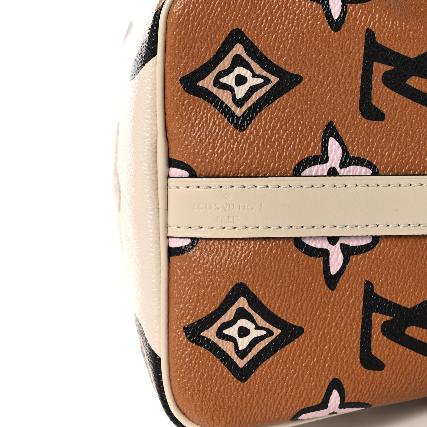 Monogram Giant Wild At Heart Speedy Bandouliere 25 Creme