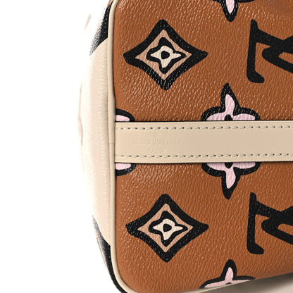 Louis Vuitton Monogram Giant Wild At Heart Speedy Bandouliere 25 Creme 7 of 10