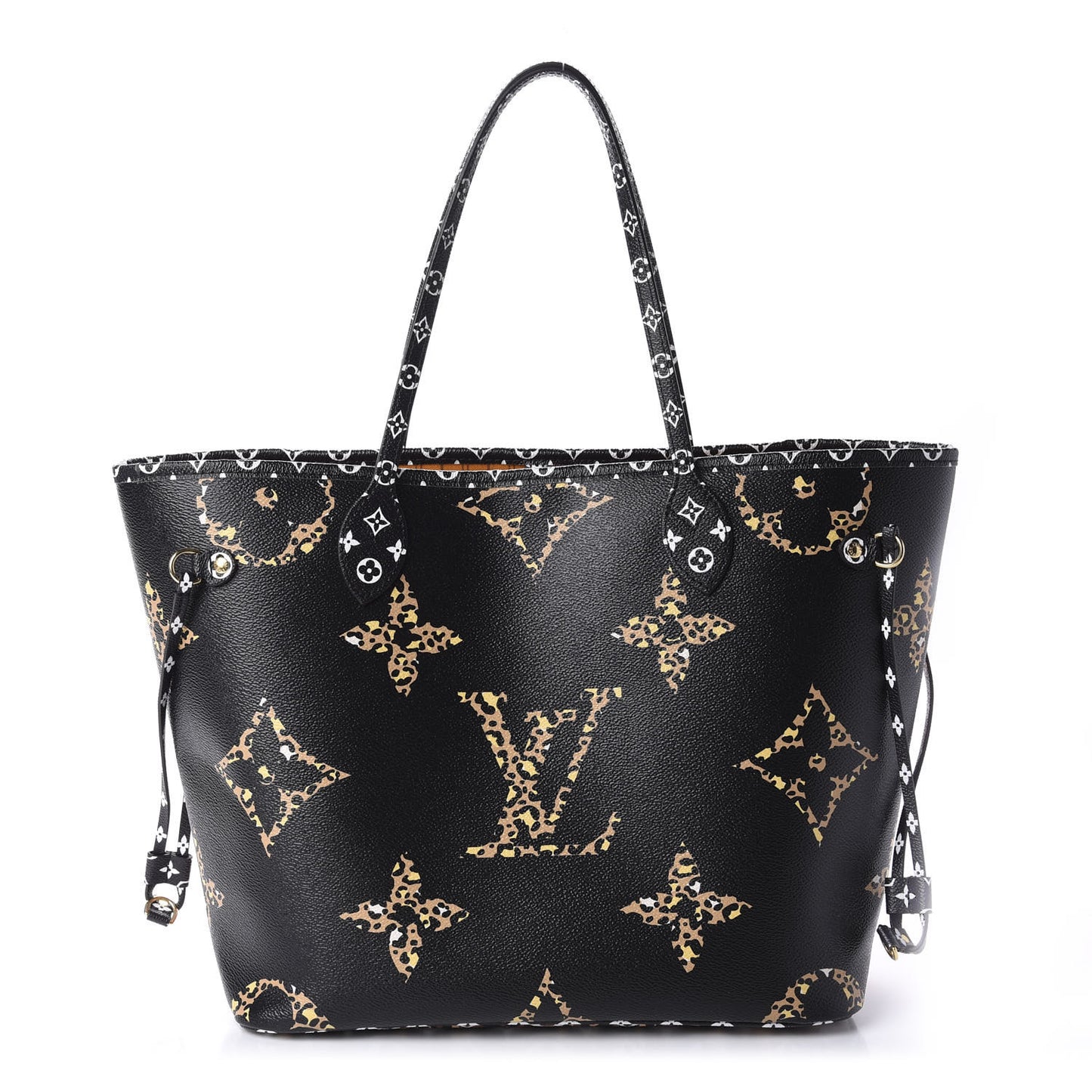 Monogram Giant Jungle Neverfull MM Black