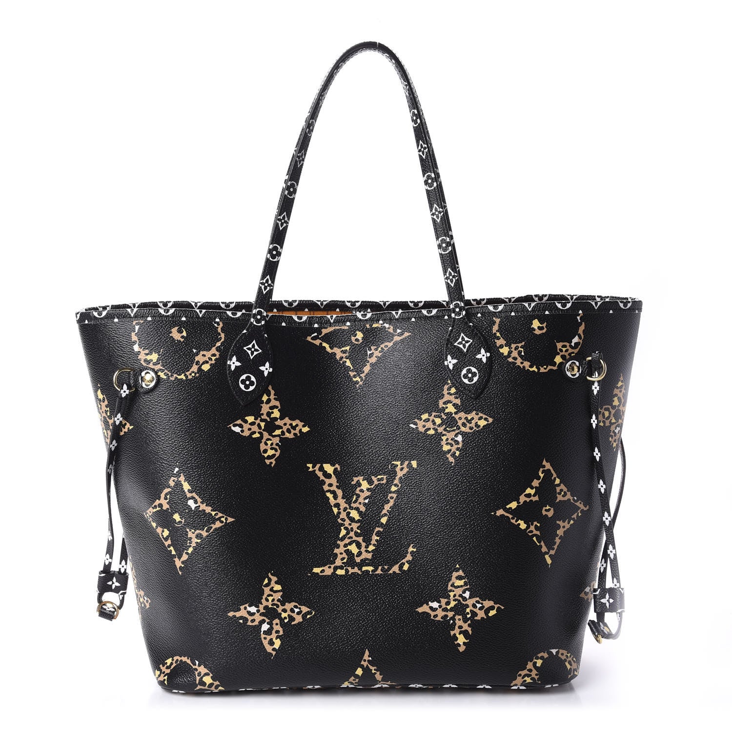 Louis Vuitton Monogram Giant Jungle Neverfull MM Black 3 of 11