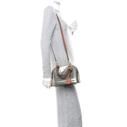 Louis Vuitton LOUIS VUITTON Vernis Alma BB Gris Metal 2 of 9