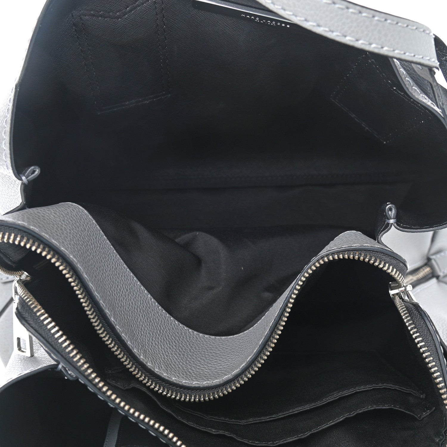 Marc Jacobs Pebbled Calfskin Editor Shopping Tote Grey 6 of 10
