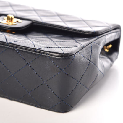 Chanel Lambskin Quilted Small Flap Navy 6 of 10