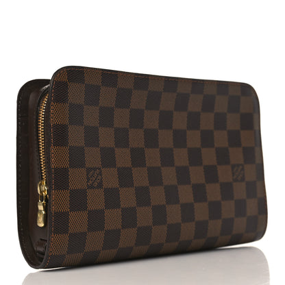 Louis Vuitton Damier Ebene Pochette Saint Louis Clutch 3 of 9