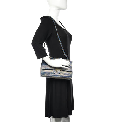 Chanel Denim Quilted Medium Double Flap 2 of 10