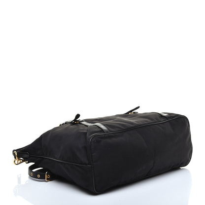 Prada Tessuto Nylon Saffiano Tote Black 4 of 8