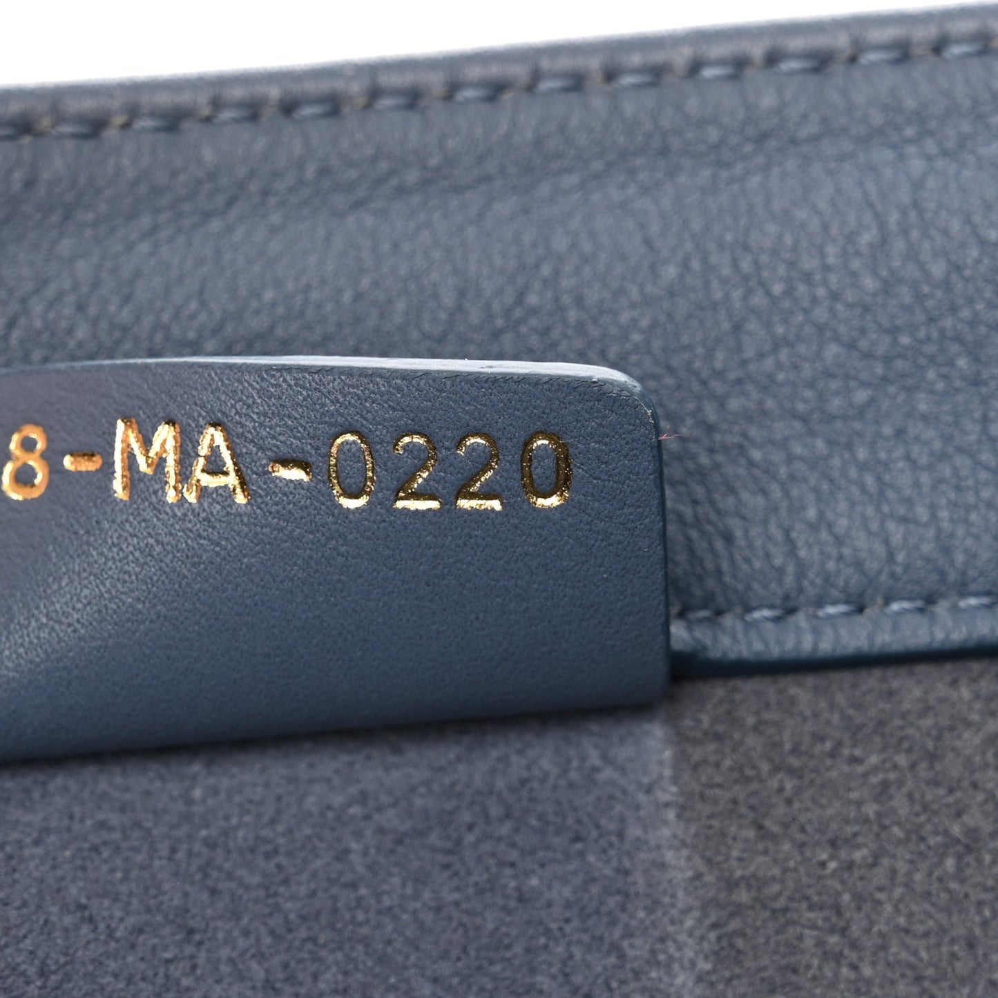 Calfskin Embossed Large Book Tote Blue