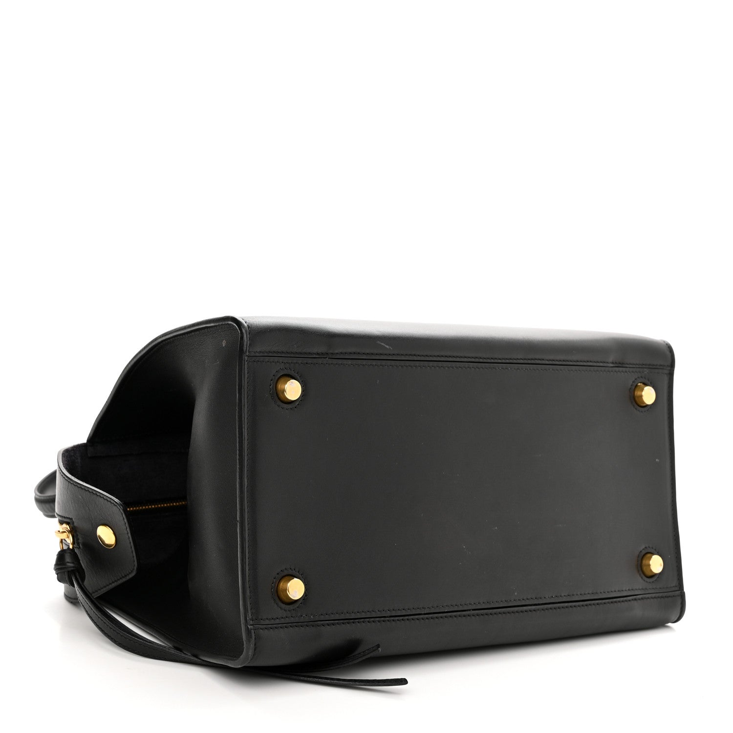 Celine Smooth Calfskin Small Ring Bag Black 3 of 11