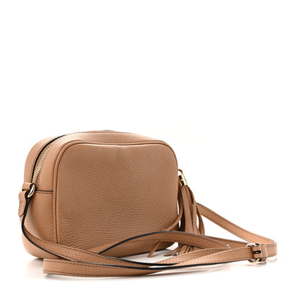 Gucci Pebbled Calfskin Small Soho Disco Bag Camelia 3 of 11