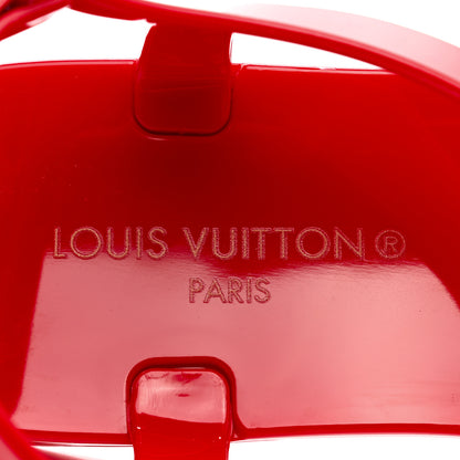 Louis Vuitton Rubber Bikini Thong Flat Sandals 41 Red 7 of 11
