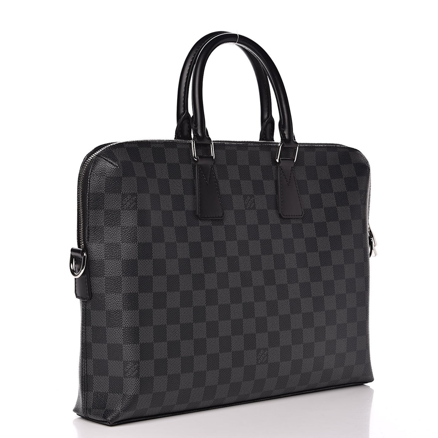 Damier Graphite Porte-Documents Jour