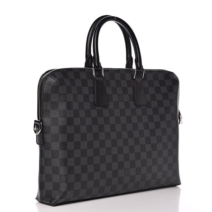 Louis Vuitton Damier Graphite Porte-Documents Jour 3 of 9