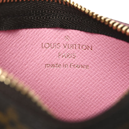 Louis Vuitton Monogram 2023 Christmas Animation Alpine Key Pouch Pink 6 of 6