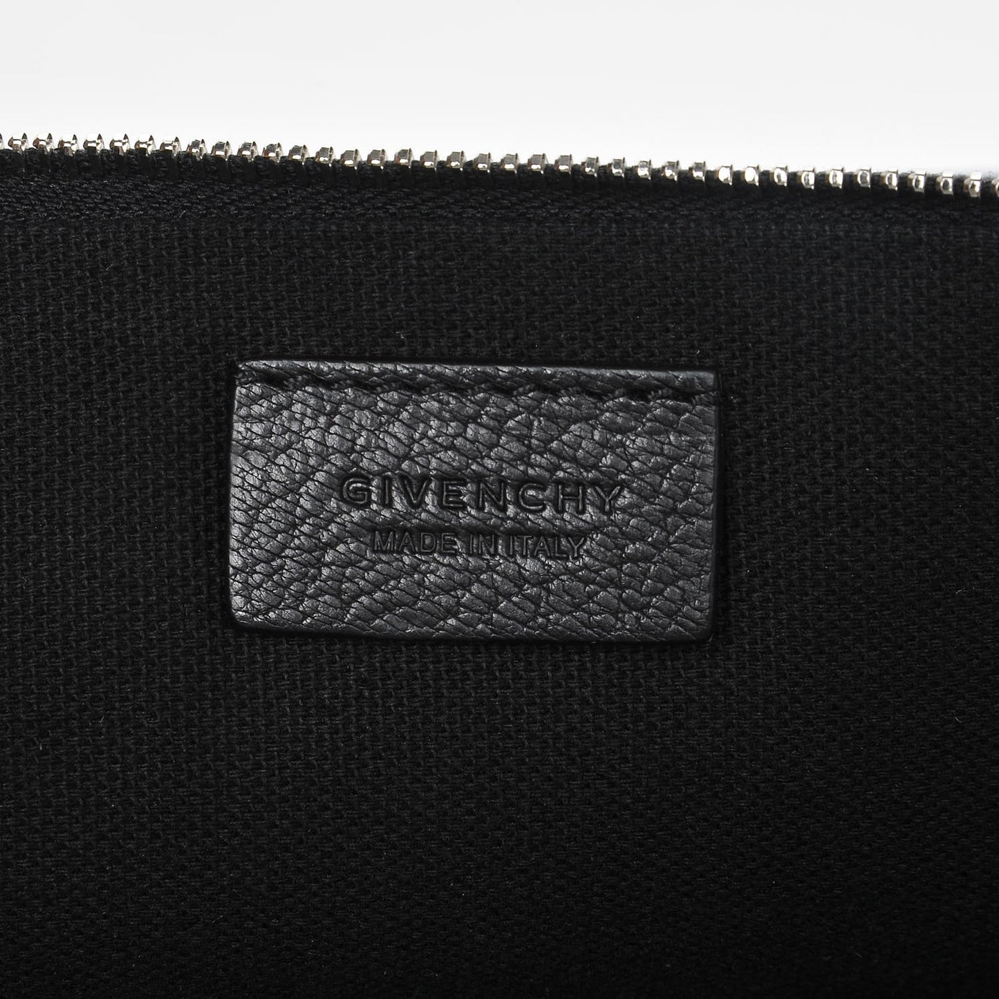 Sugar Goatskin Large Antigona Pouch Black