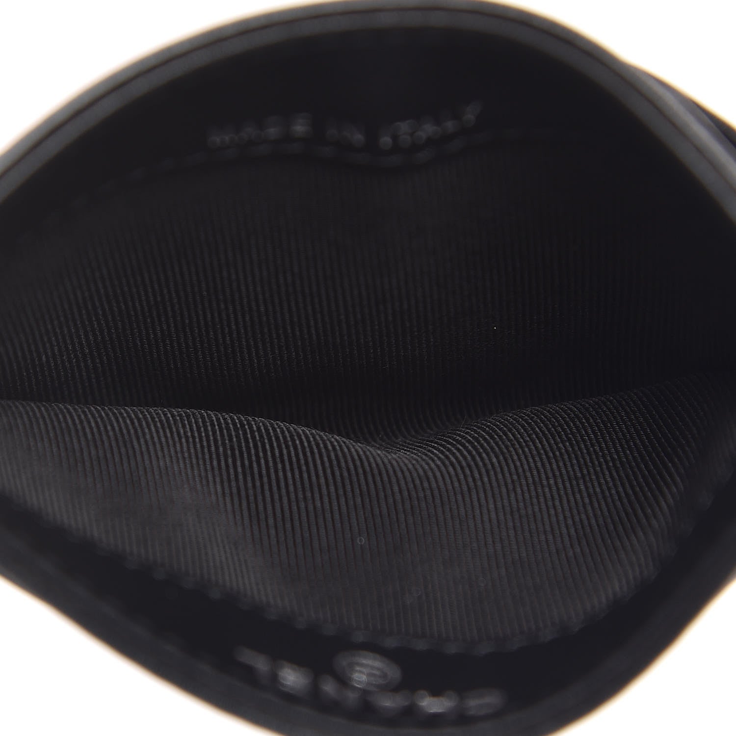 Chanel Aged Calfskin Chevron Quilted Gabrielle Card Holder So Black 5 of 9
