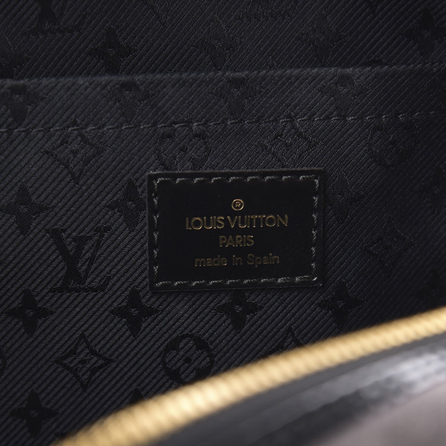 Louis Vuitton Suede Stamped Bowling GM Grey 6 of 10