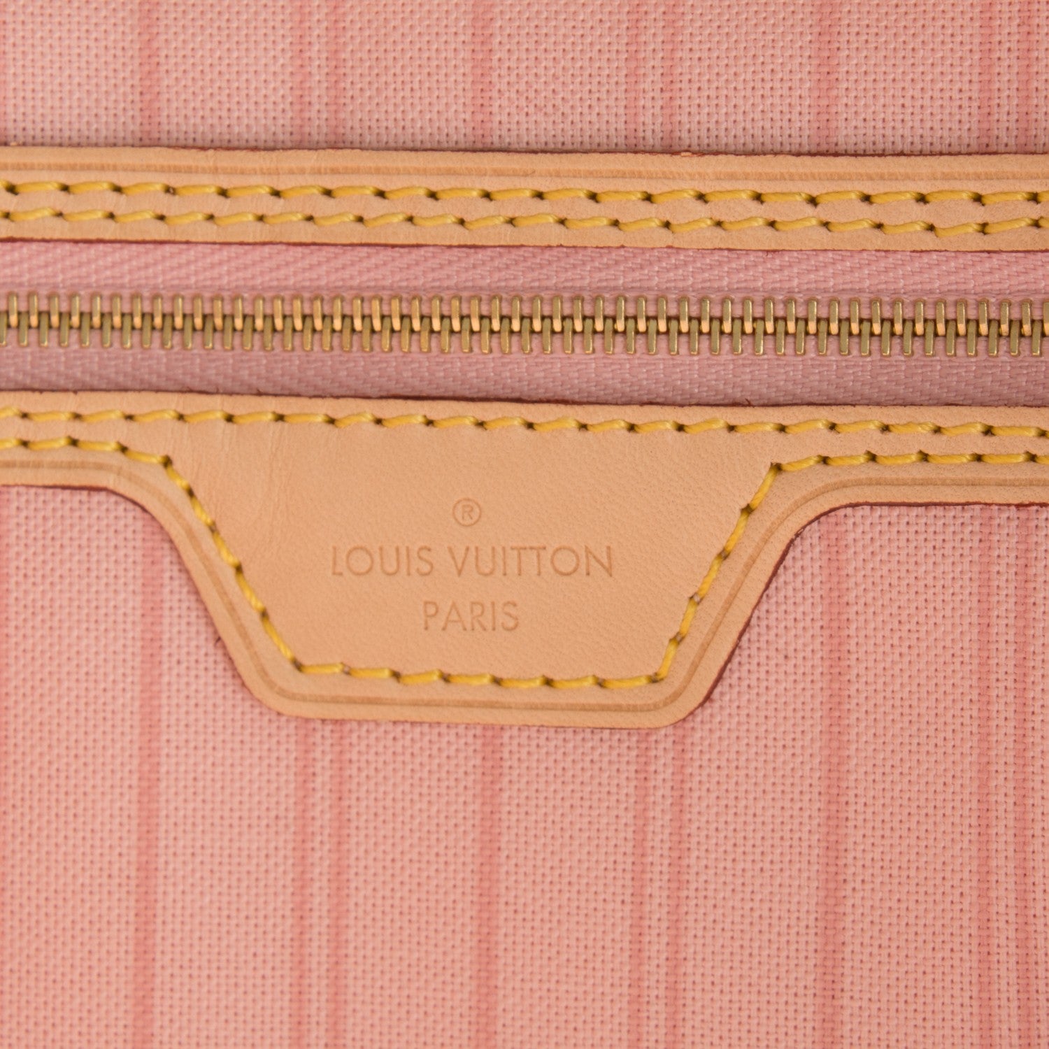 Louis Vuitton Damier Azur Delightful MM Rose Ballerine 6 of 9