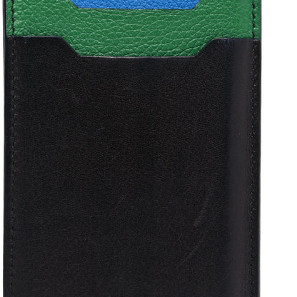 Hermes Evercolor City 3CC Colorblock Card Holder Black Vert Vertigo Bleu Frida 8 of 9