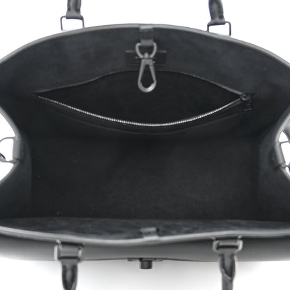 Louis Vuitton Soft Calfskin Lockme Tote MM Black 5 of 11