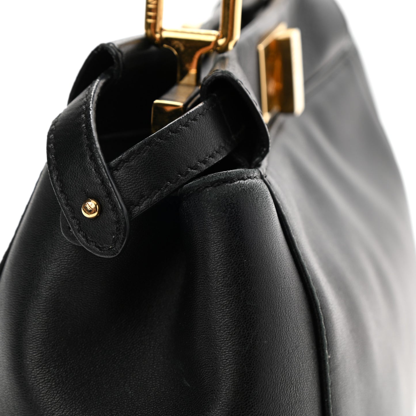 Nappa Mini Peekaboo Iconic Satchel Black