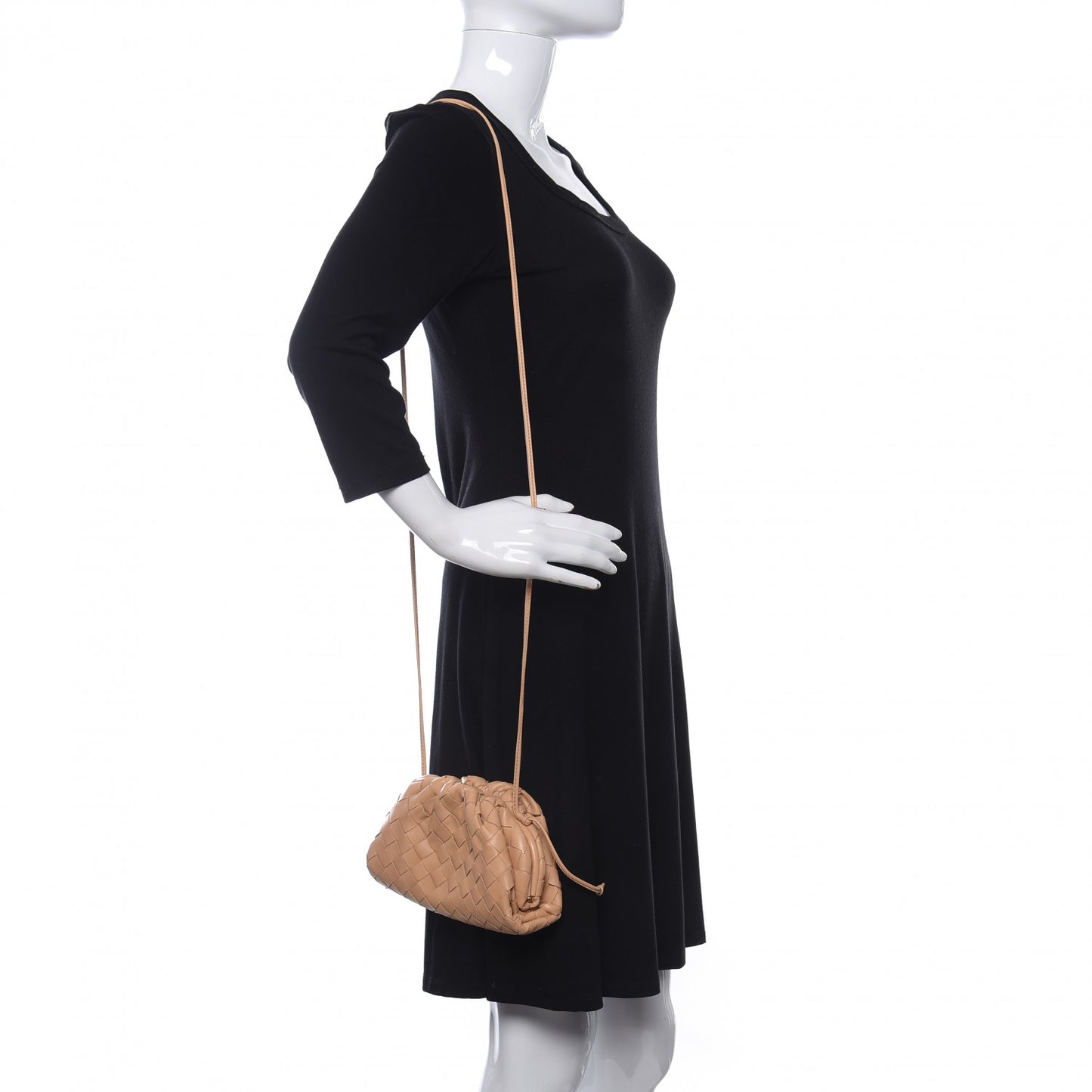 Nappa Intrecciato The Mini Pouch Almond