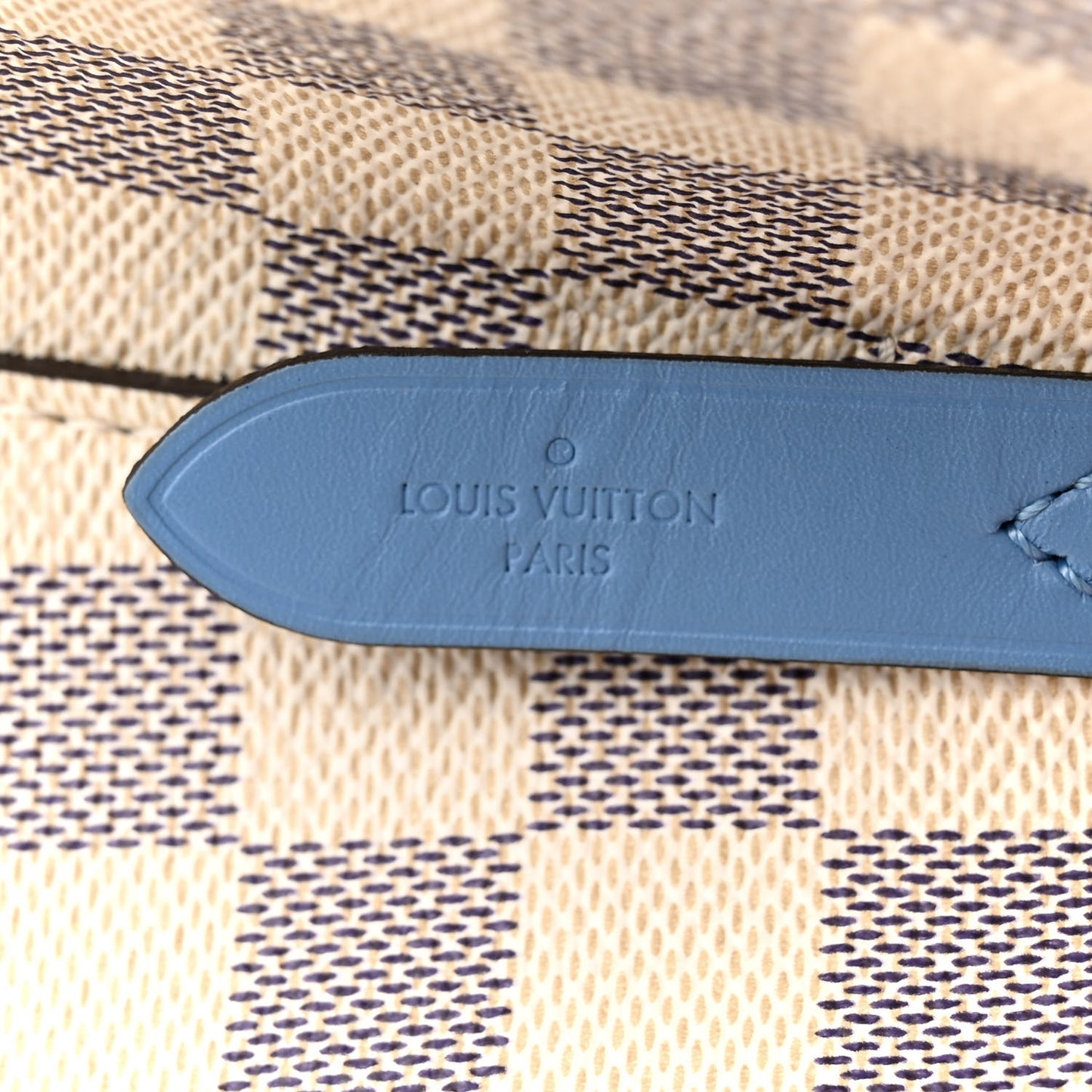 Damier Azur Neonoe MM Bleuet