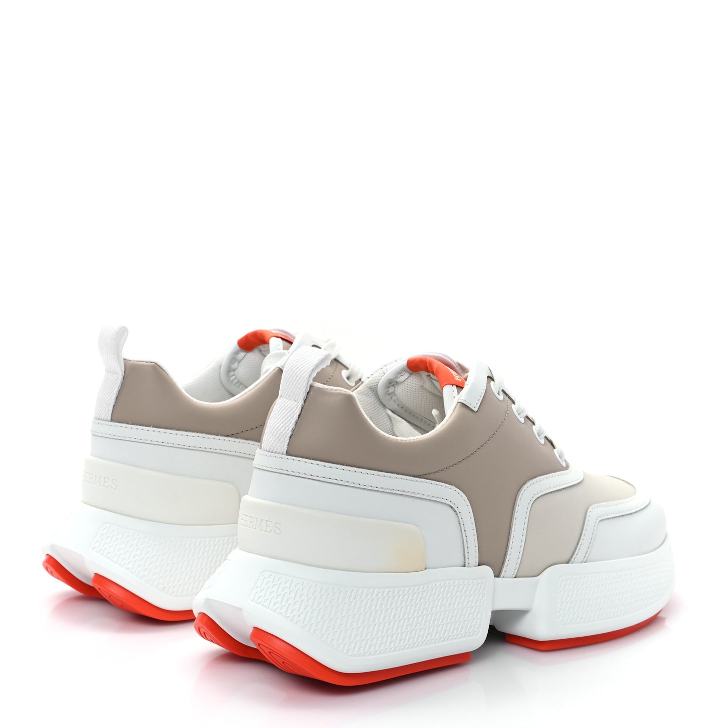 Calfskin Womens Giga Sneakers  38 Multicolor White Gomma