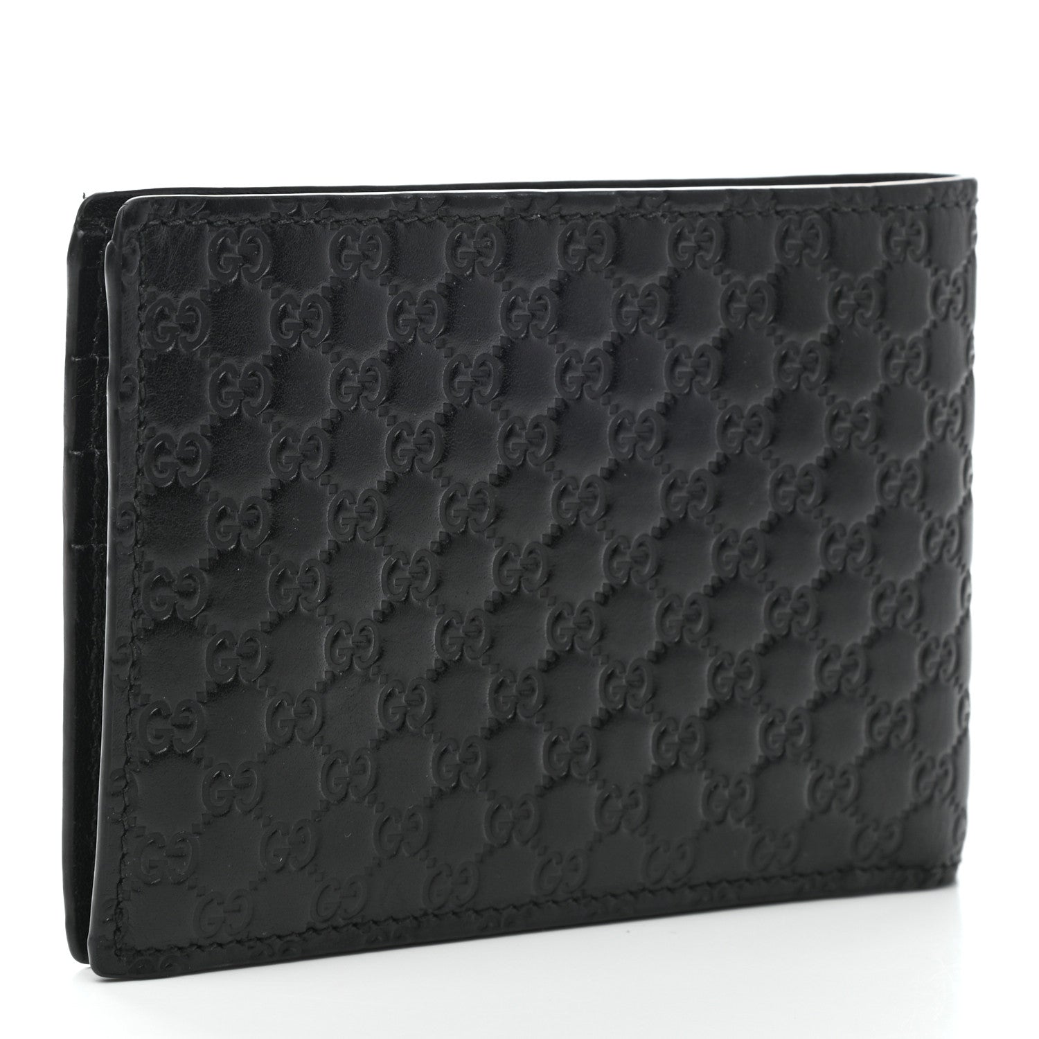 Gucci Microguccissima Bi-Fold Wallet Black 3 of 9