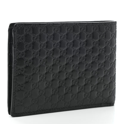 Gucci Microguccissima Bi-Fold Wallet Black 3 of 9
