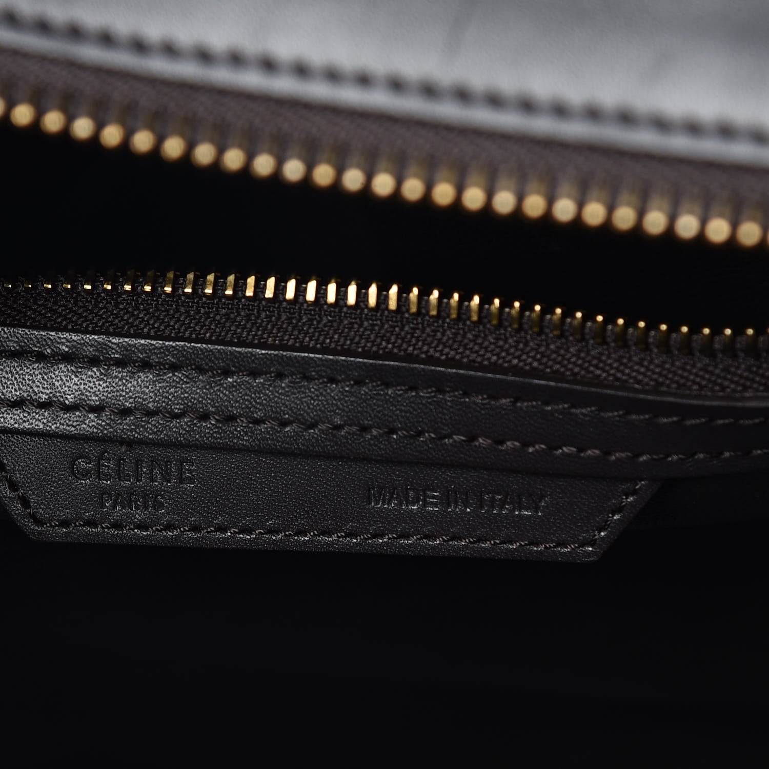 Celine Drummed Calfskin Nubuck Mini Tri-Color Luggage Chalk 7 of 11