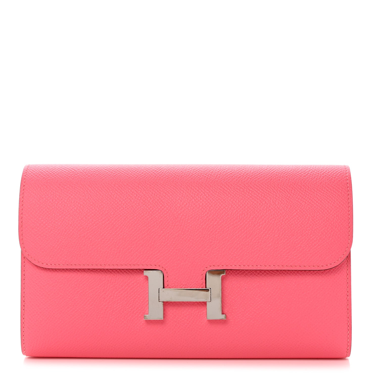 Hermes Epsom Constance Long Wallet Rose Azalee 1 of 8