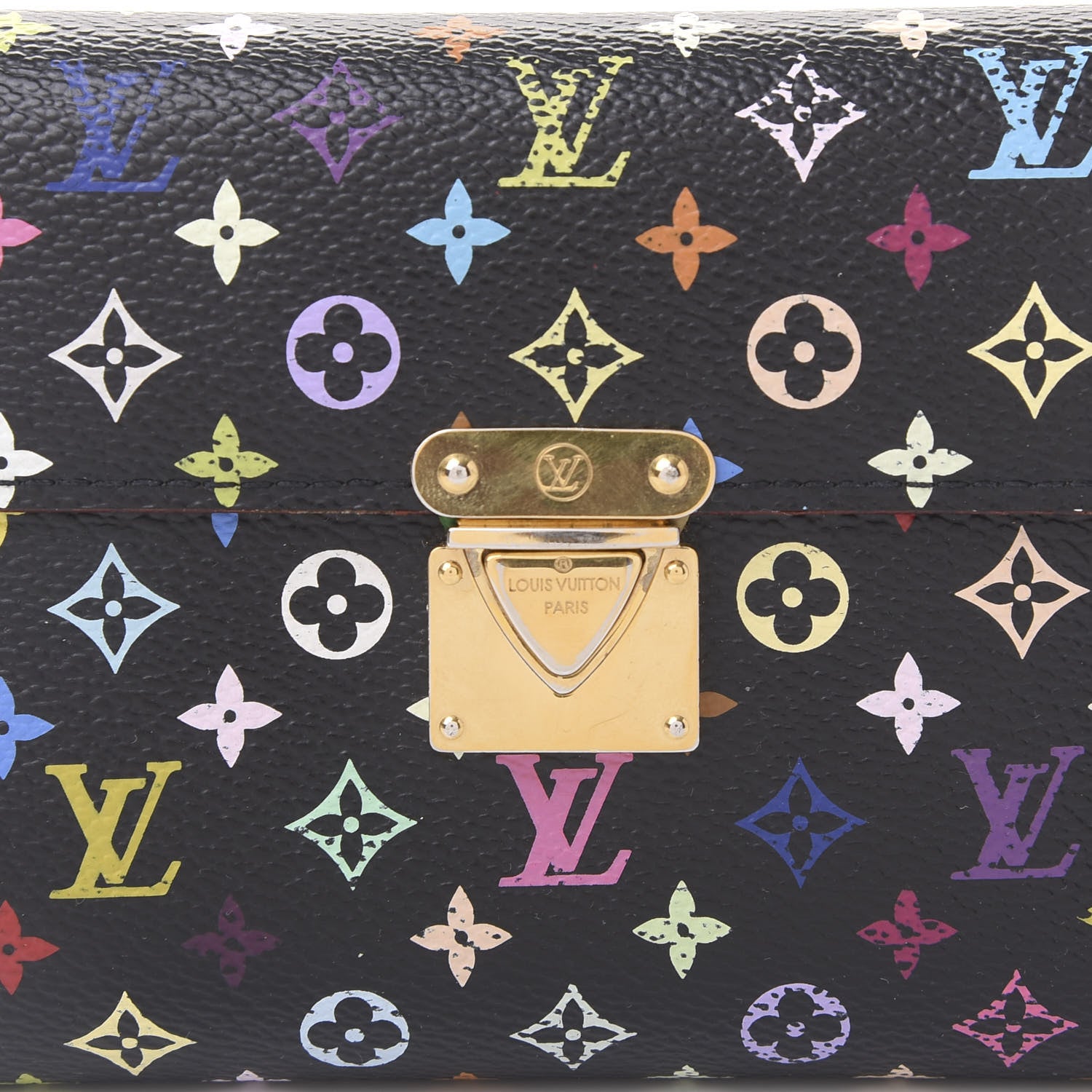 Louis Vuitton Monogram Multicolor Koala Wallet Black 9 of 10