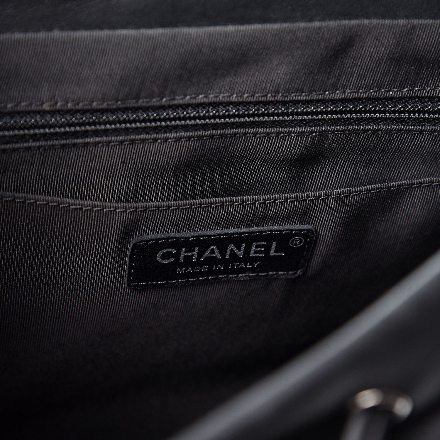 Chanel Calfskin Chevron Quilted Large Urban Spirit Backpack Black 5 of 10