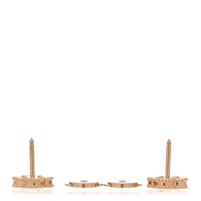 Van Cleef & Arpels 18K Rose Gold Carnelian Sweet Alhambra Earrings 4 of 5