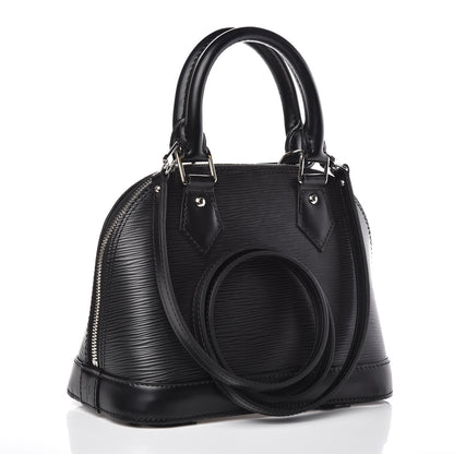Louis Vuitton Epi Alma BB Black 3 of 12