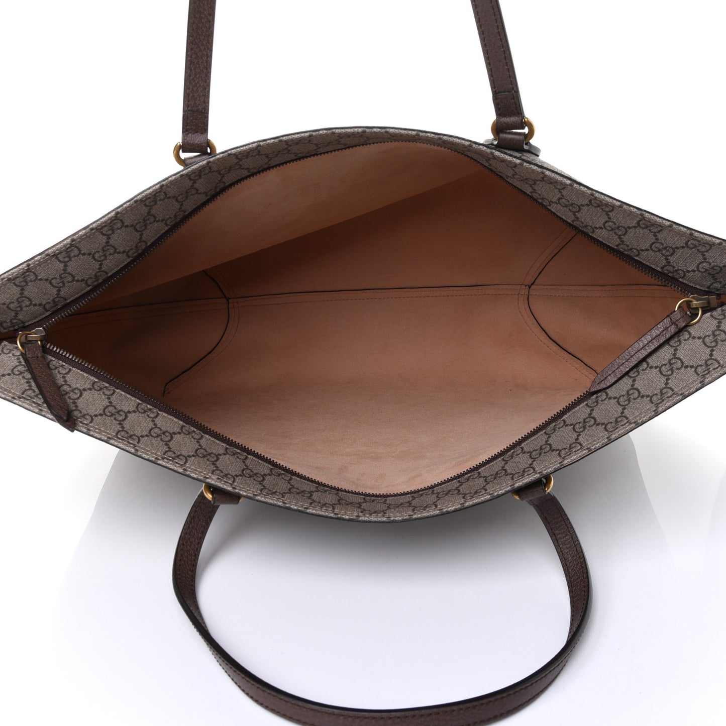 GG Supreme Monogram Medium Ophidia Shopping Tote Ebony