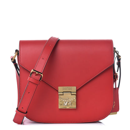 MCM Calfskin Patricia Crossbody Bag Red 1 of 9