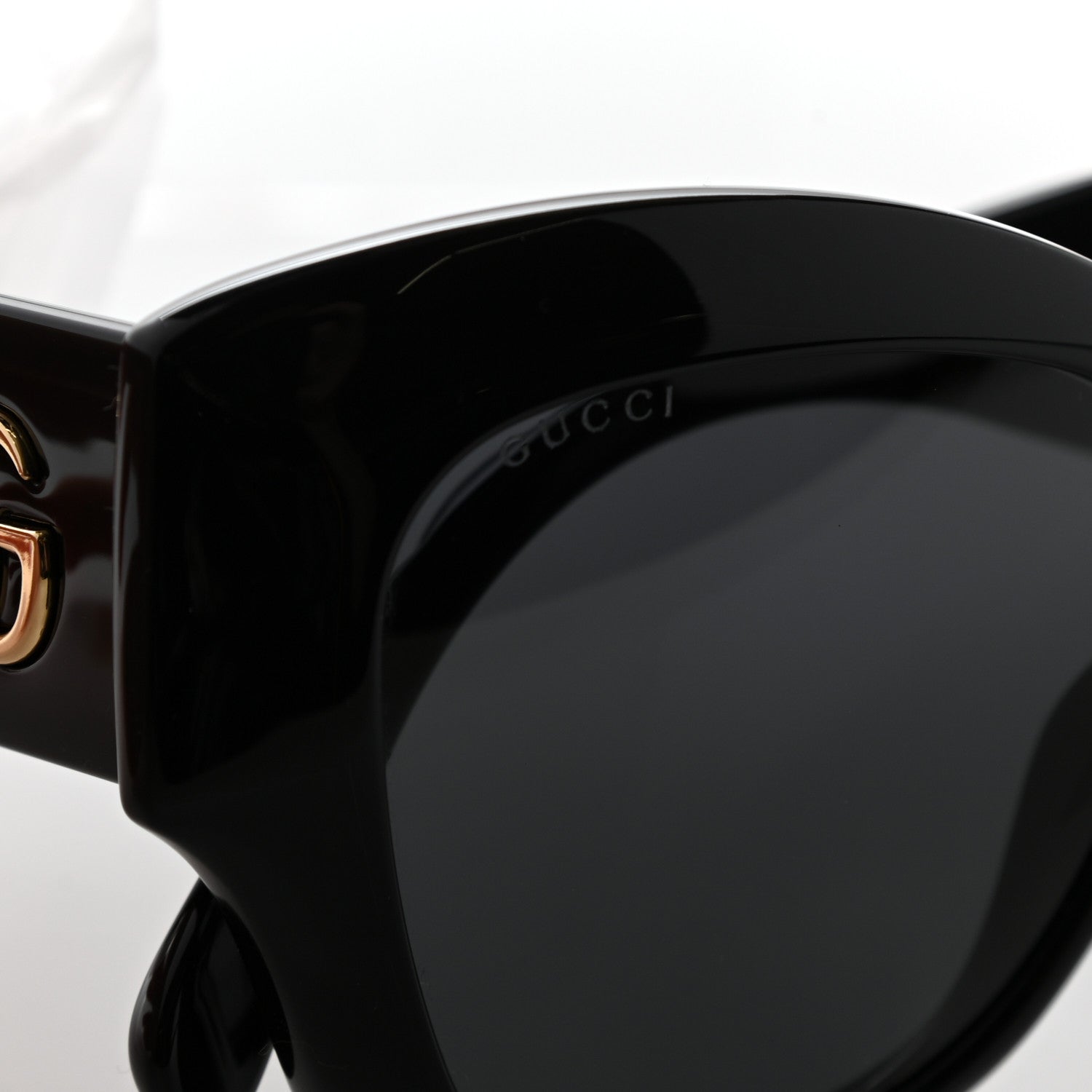 Gucci Acetate GG Butterfly Sunglasses GG0808S Black 8 of 9