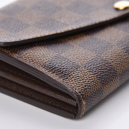 Louis Vuitton Damier Ebene Sarah Wallet NM 7 of 11