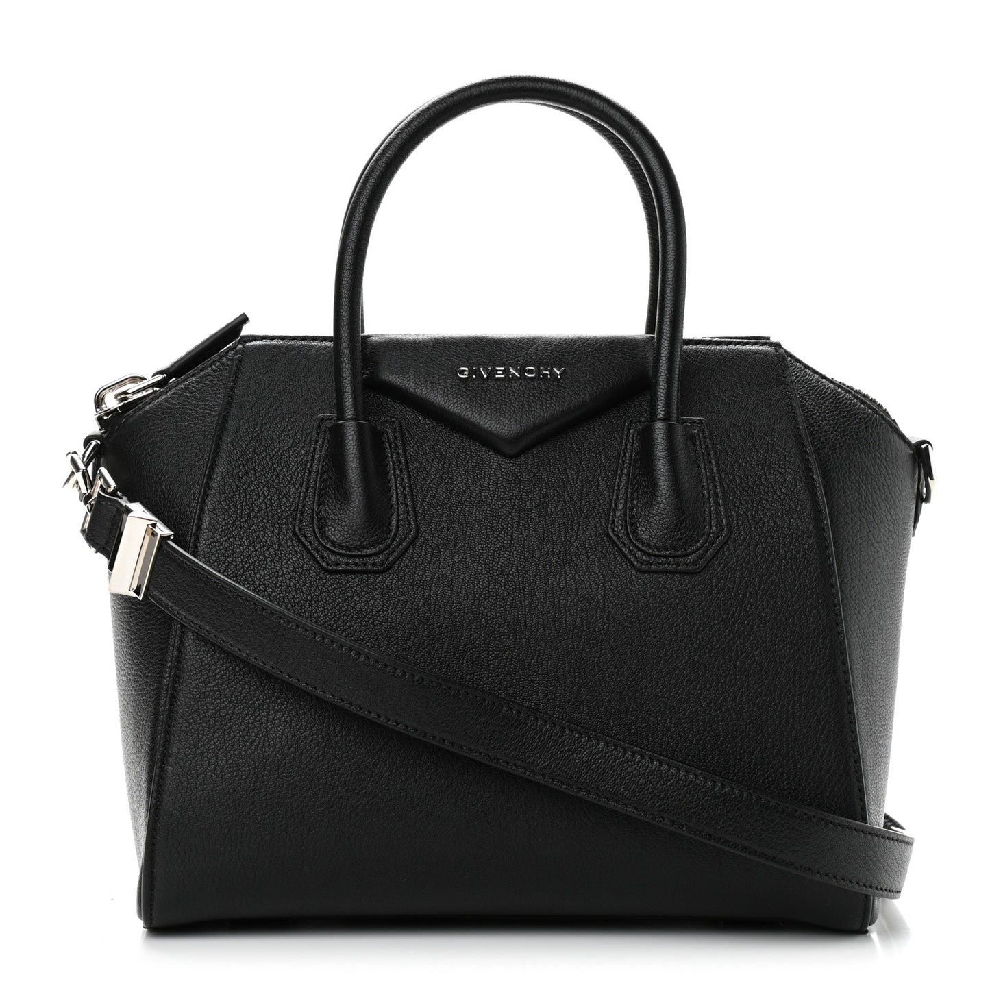 Sugar Goatskin Small Antigona Black