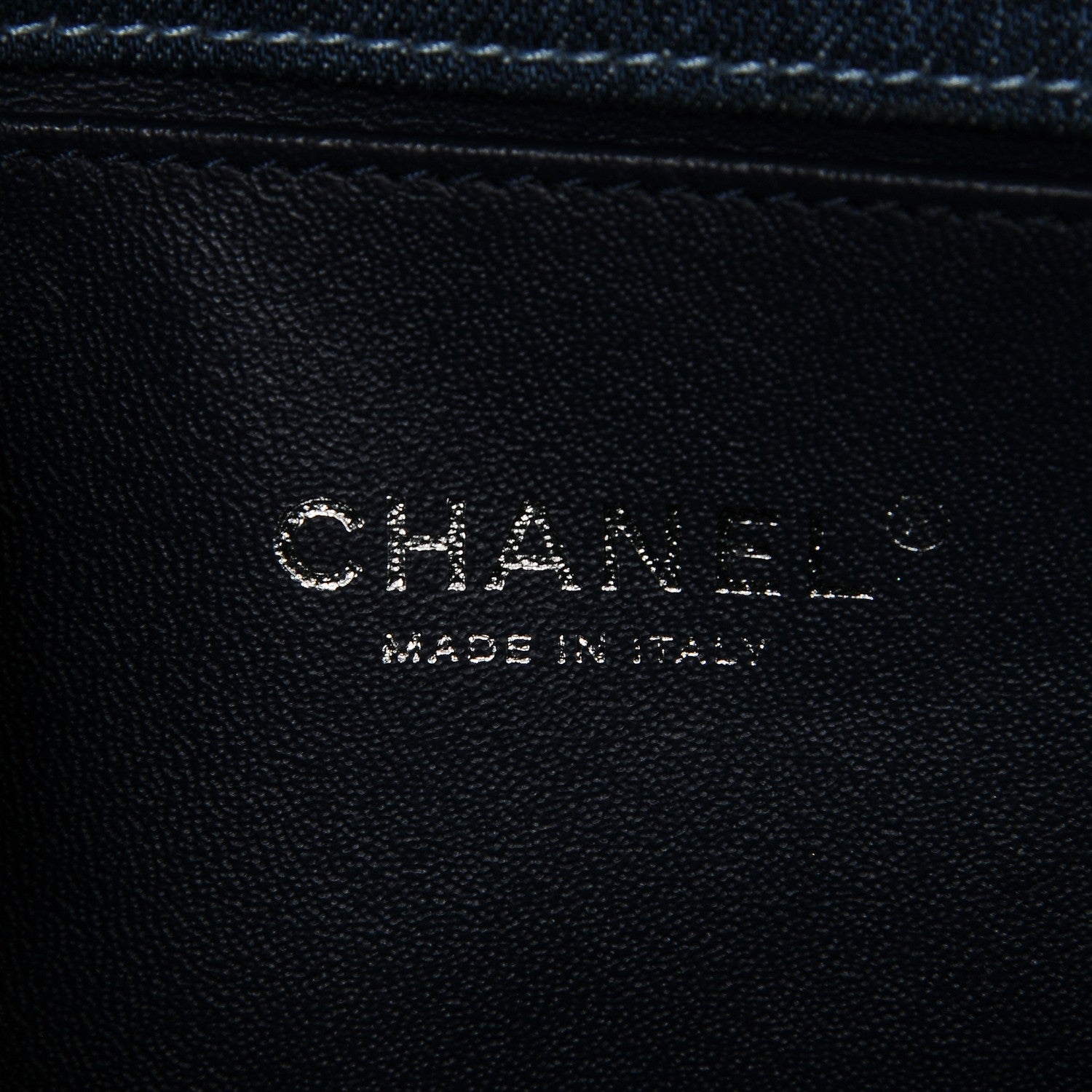 Chanel Tweed Denim Medium Boy Flap Dark Blue 6 of 7