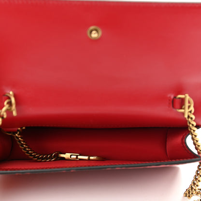 Gucci Guccissima Mini Cherry Chain Bag Hibiscus Red 5 of 10