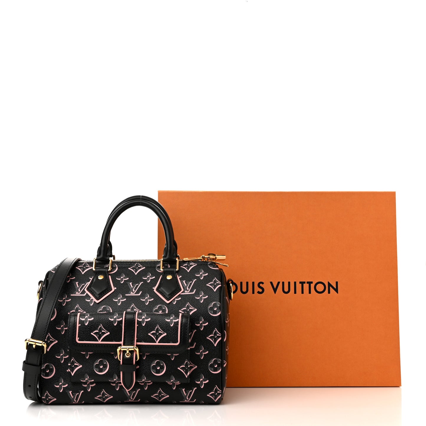 Monogram Fall for You Speedy Bandouliere 25 Black