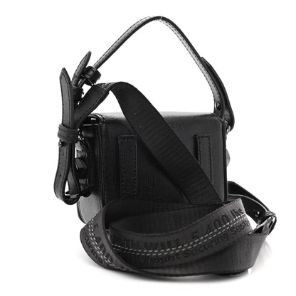 Off-White Calfskin Diag Belt Bag Black White 3 of 12