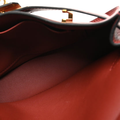 Hermes Swift Mini Jypsiere Rouge H 5 of 10