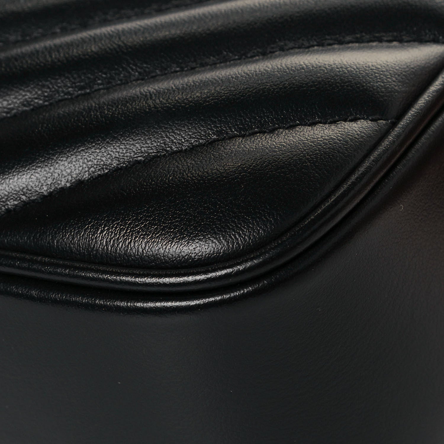 Saint Laurent Calfskin Matelasse Monogram Lou Camera Bag Black 12 of 15