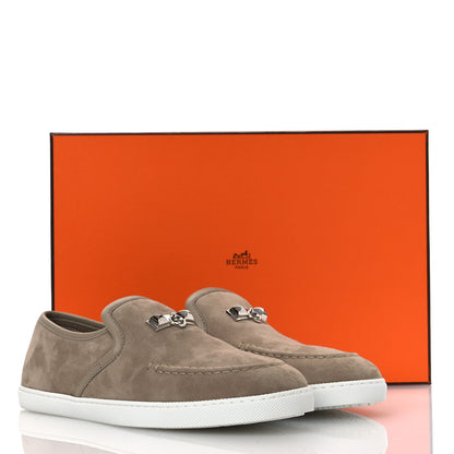 Hermes Suede Goatskin Nappa Jour Loafers 36 Beige 11 of 11