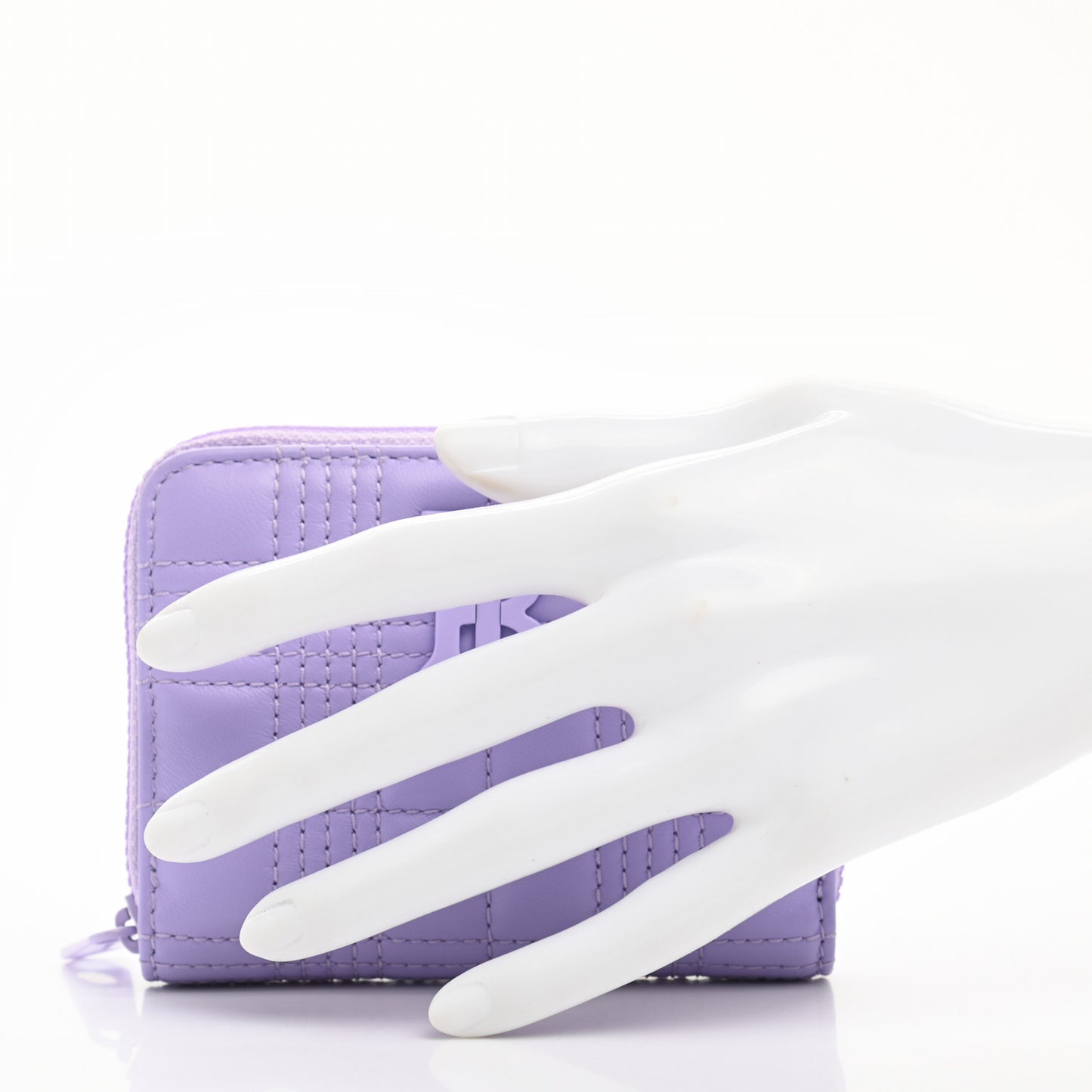 Lambskin Quilted Lola Wallet Soft Violet