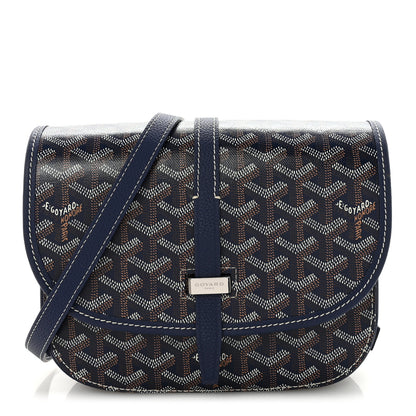 Goyard Goyardine Belvedere II PM Messenger Bag Navy 1 of 9